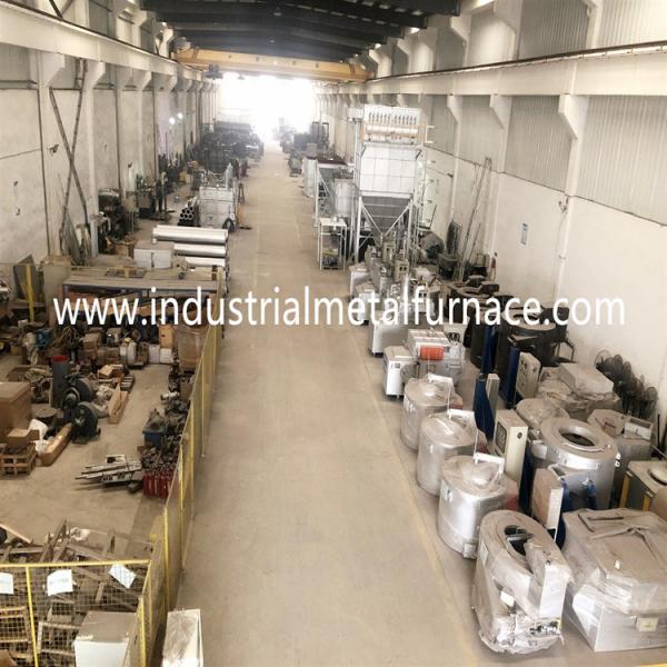 500kg/H 1000KG Tilting Industrial Metal Melting Furnace Aluminum Melting Induction
