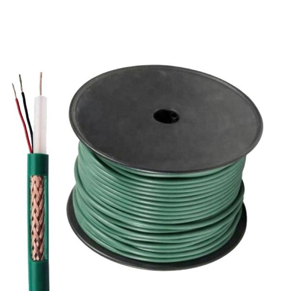 CPR RG59 2DC Coaxial Communication Cable With PE PVC Jacket
