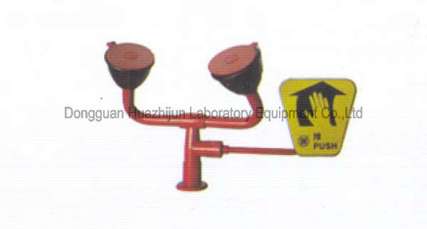 Deck Mounted Lab Fittings Eyewash Chemical Resistant Automatic Closed