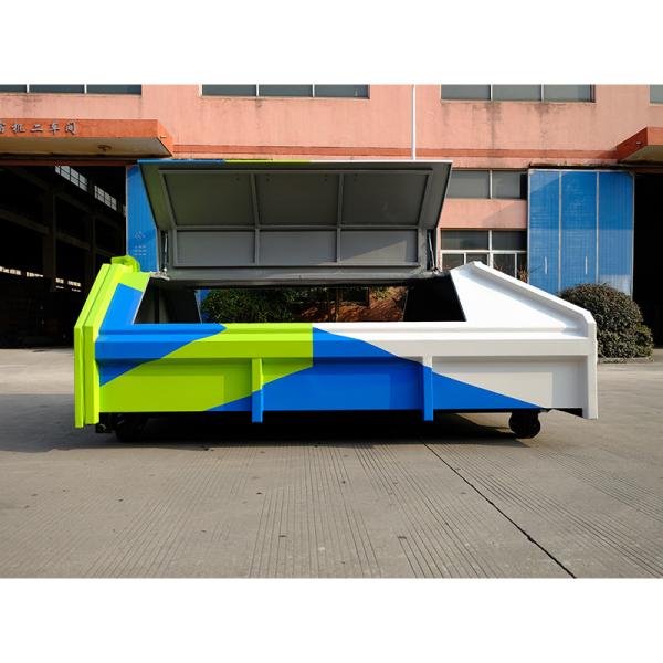 Customized Steel Mobile Skips Factory Price Recycling Mobile Skip Bins Large Waste Garbage Bin