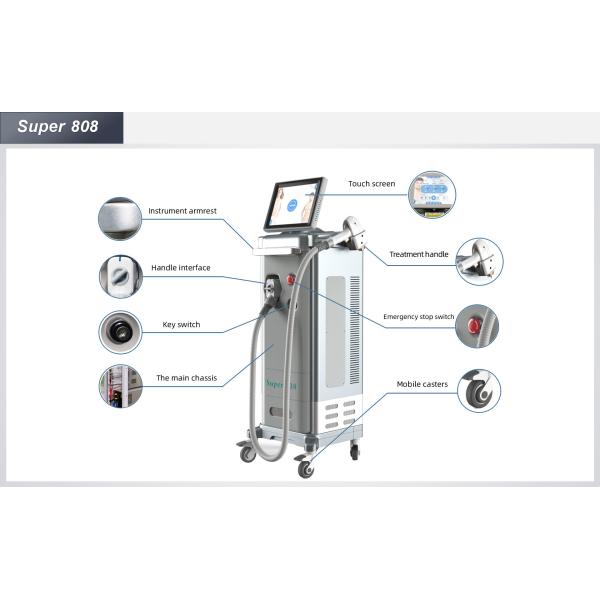 808nm 1064nm Commercial Laser Hair Removal Machine 755nm