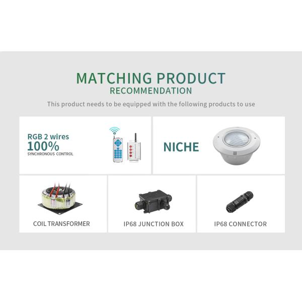 Circular PAR56 Niches UL Certificated Pool Light 520LM