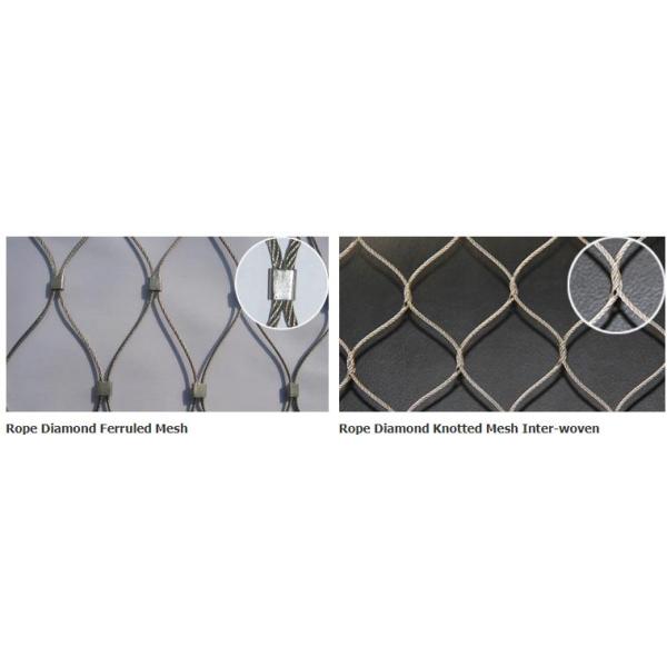 7x7 Stainless Steel Rope Mesh Construction Metal Inox Cable Weather Resistant