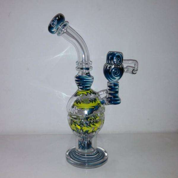 Handmade Transparent Hookah smoking Can 13Inch Customize glass smoking tubes