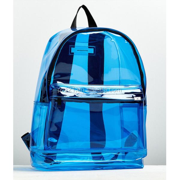 Wholesale Custom School Bag Kids Backpack Student Waterproof Clear PVC Backpack Transparent