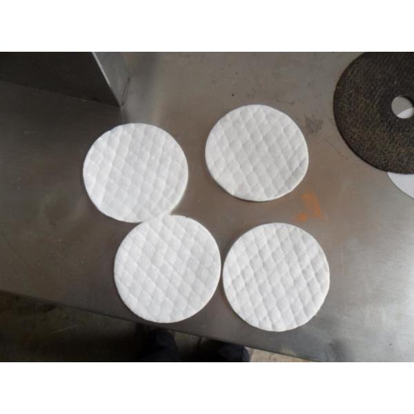 Round Cosmetic Cotton Pad Making Machine 380V 50HZ 390kg Weight