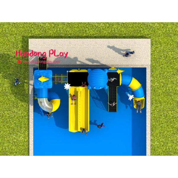 Anti - Skid Aqua Park Equipment , Water Theme Park Equipment Kids Favorite