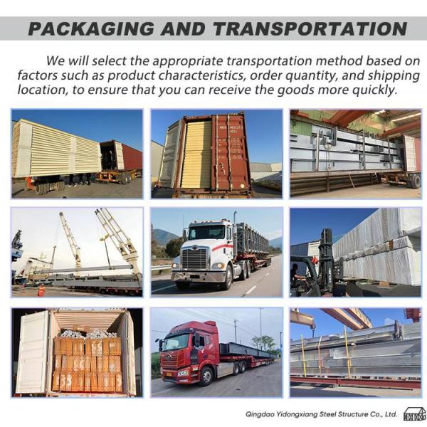 Custom Steel Frame Workshop Prefabricated Building Q235 Q355