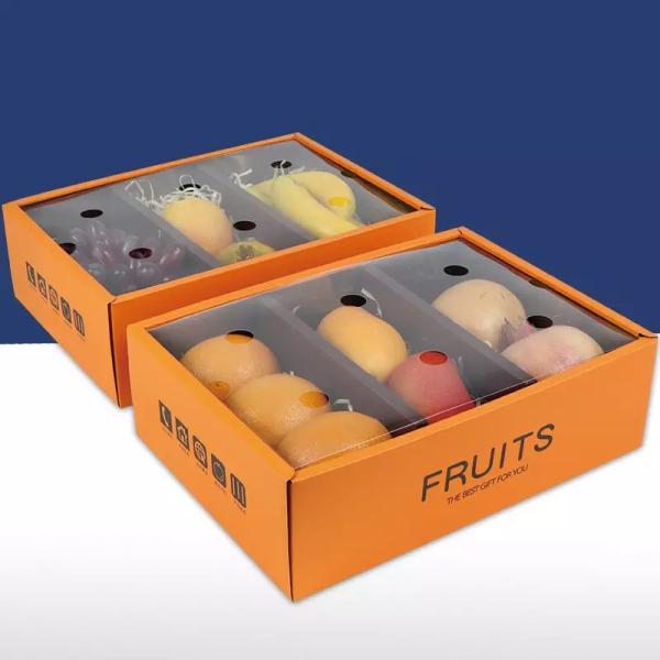 Vegetable Cardboard Packing Boxes Custom Printing Shipping Carton Boxes For Fruit