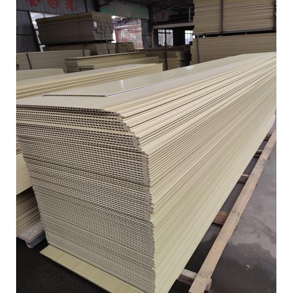 Waterproof Interior Ceiling Bamboo Fibre Pvc Wood Wall Panels for Design Home Decor