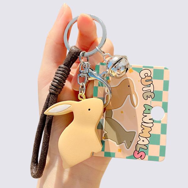 Cute Kawaii Anime Keychains Soft Silicone Key Chain Accessories for Women Girls Backpack