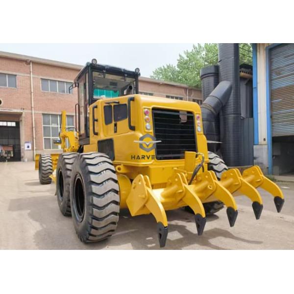 132KW Motor Grader PY180C 3965mm Blade with Front Dozer & Rear Ripper