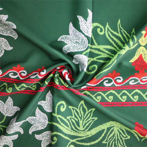 Big Flower Polyester Printed Fabric For Decoration Accessories