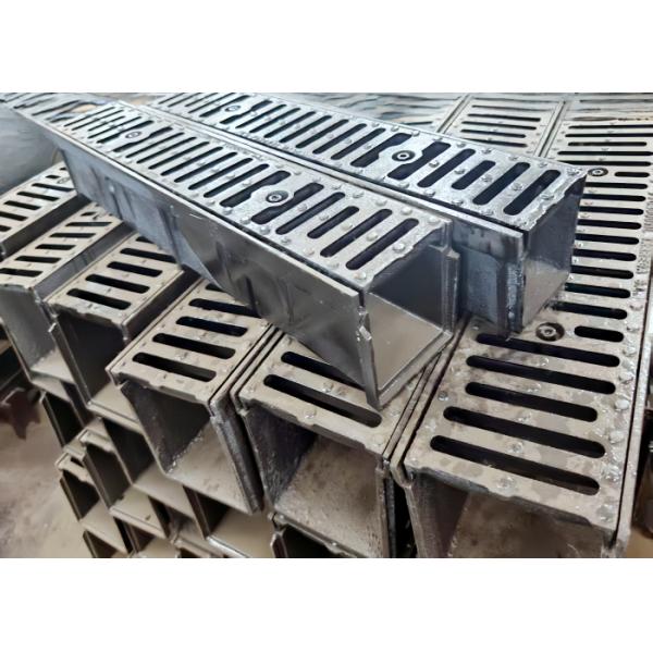 QT500-7 Cast Ductile Iron Rainwater Grating Ditch Cover Drainage Channel Durable