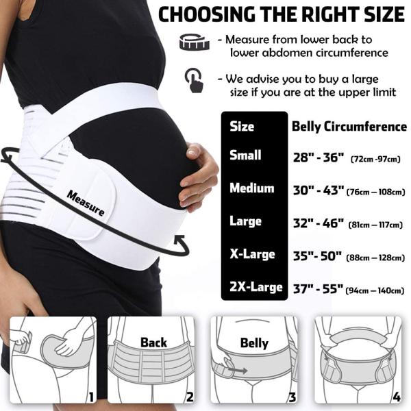 OEM Neoprene 4XL Maternity Pregnant Belly Belt ISO9001 Back Support Girdle