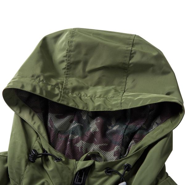 Lightweight Pullover Anorak Track Jacket Windbreaker Unisex Plus Size