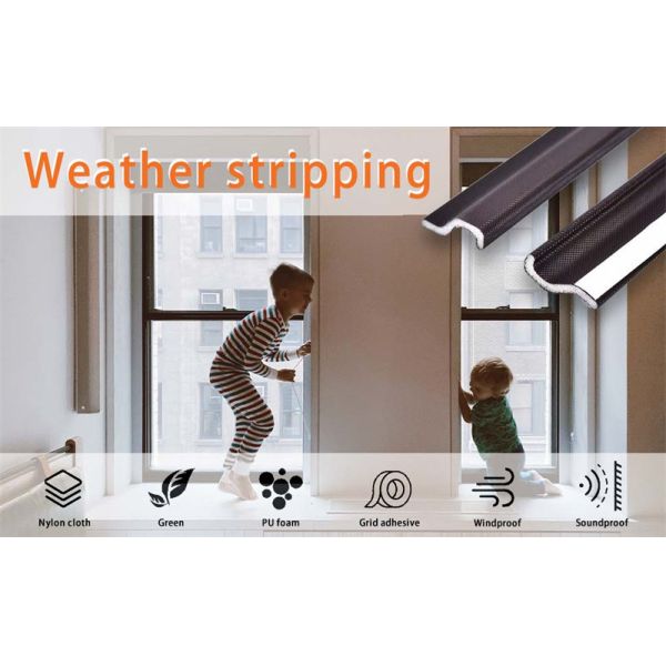 26 Feet Self Adhesive PU Foam Sealing Strip Aging Resistant