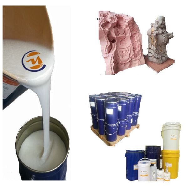 Figures Molded by Condensation Cure RTV2 Silicone Rubber with C520 Curing Agent White