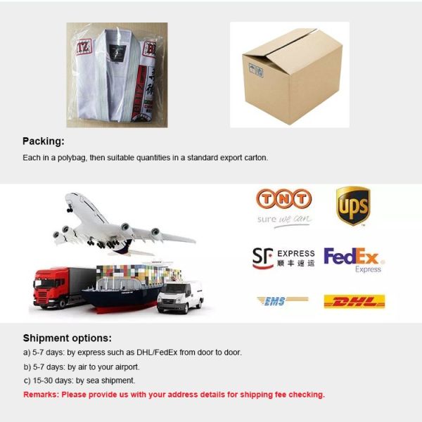 Embroidery BJJ GI Uniform Competition Brazilian Jiu Jitsu Kimono