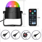 Sound Activated Professional LED Light Disco Ball Party Lights For Christmas