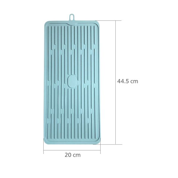 2019 Hot Selling Dishwasher Safe Heat Resistant Bpa Free Food Grade Protector for Kitchen Countertops Silicone Dish Drying Mat