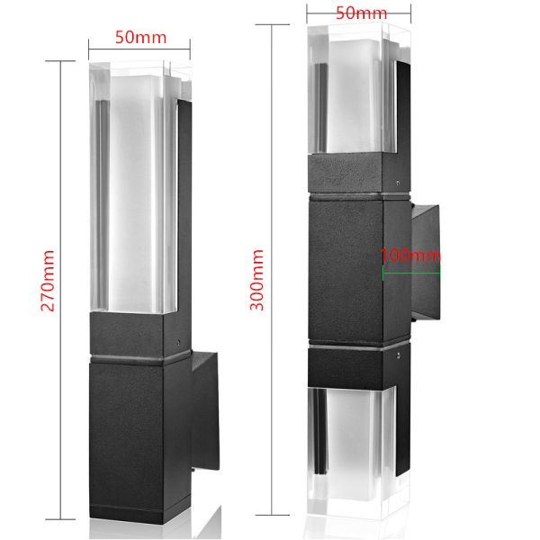 Acrylic modern minimalist LED wall light Waterproof IP65 7W 14W Indoor Outdoor LED Wall lamp(WH-HR-01)