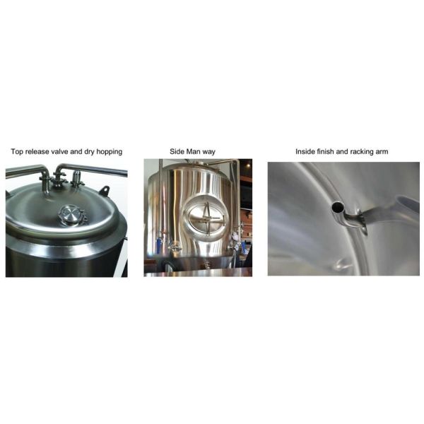 Mirror Polish 10BBL Conical Beer Fermenter