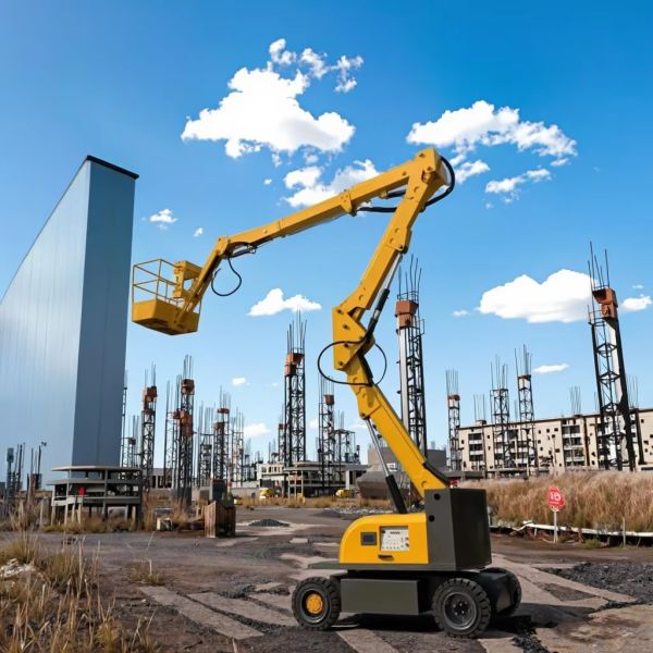 Used Self Propelled Construction Elevator Curved Arm Lift Electric Haulotte Boom Lift