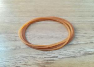 Quality Waterproof Amber Small Rubber Bands / Money Rubber Bands 30-90 Shore A Hardness wholesale