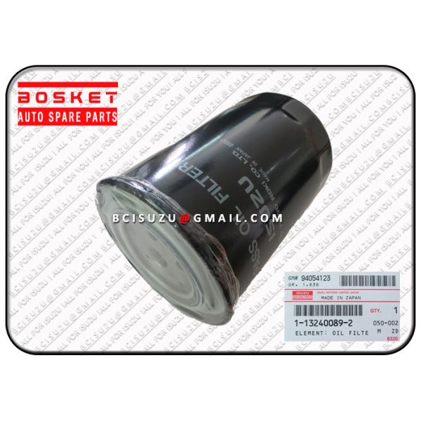 Fsr13 6BG1 Isuzu Filters Oil Filter Element 1132400892 1-13240089-2 , Net Weight 0.9 KG