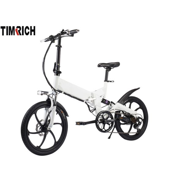 TM-KV-2001 20 Inch Rechargeable Electric Bicycle 250W Motor With Front / Rear Wheel Disc Brake