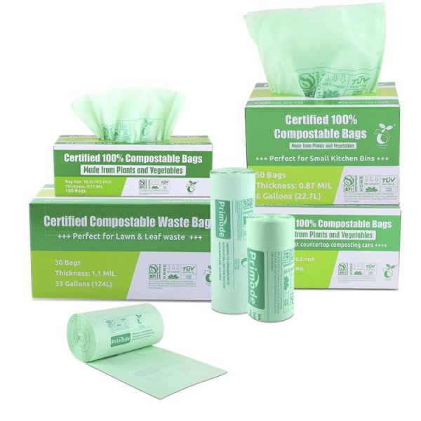 2.6 Gallon Trash Biodegradable Packaging Bag 100% Compostable