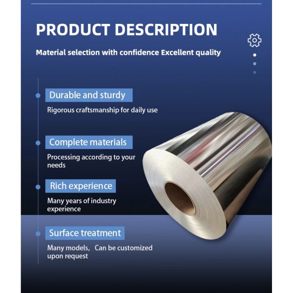 0.6mm Stainless Steel 201 316 430 Plate/Sheet/Coil/Strip Ss 304 DIN 1.4305 Stainless Steel Coil for Sales