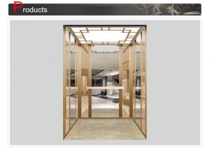 China Fireproof Building Construction Materials Door Elevator Cab Stainless Steel Frame on sale