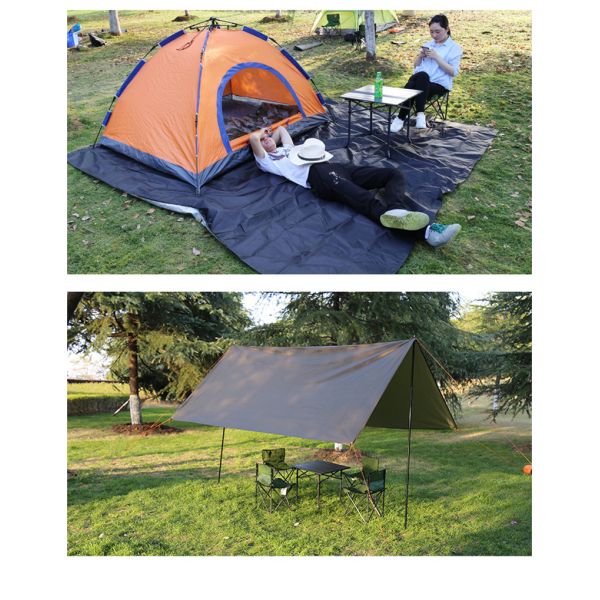 Multi - Usage Picnic Time Beach Mat , 210D Oxford Foldable Beach Blanket