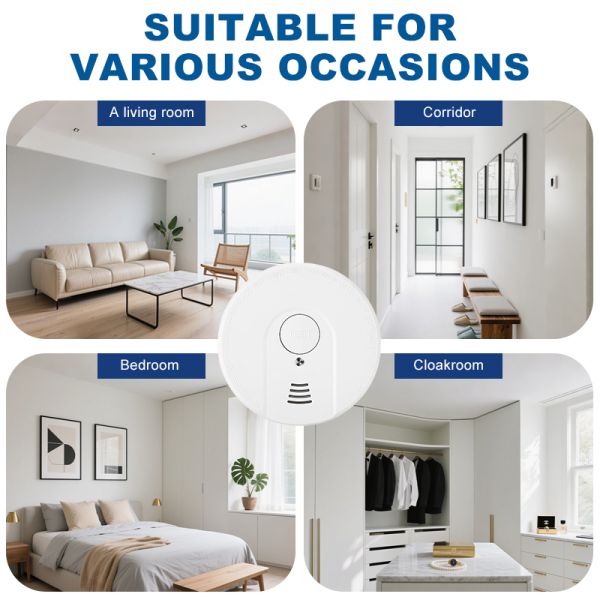 5-Year-Old Independent Light-Sensing Fire And Smoke Alarm For The Kitchen