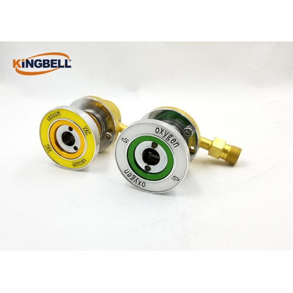 KB6103 ICU Medical Gas Outlets Japanese Standard Brass For Air Vacuum