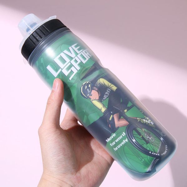 Cold Insulation Double Layer Sport GYM Water Bottle Customized Pattern