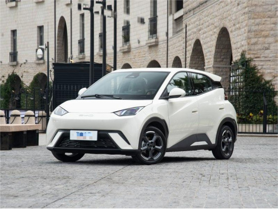 Yellow Byd Seagull Hatchback Vehicle Automobile Pure Electric 5 Seat