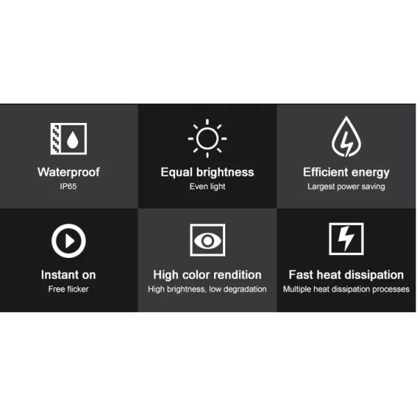 High Lumen Alum. Driverless Flood Light With CE. RoHs Certificate