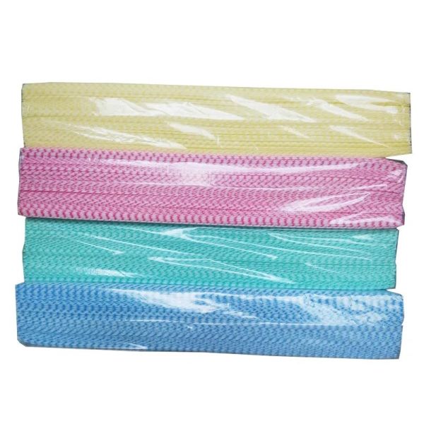 Chemical Bond Disposable Cleaning Wipes Diamond Pattern Multiscene