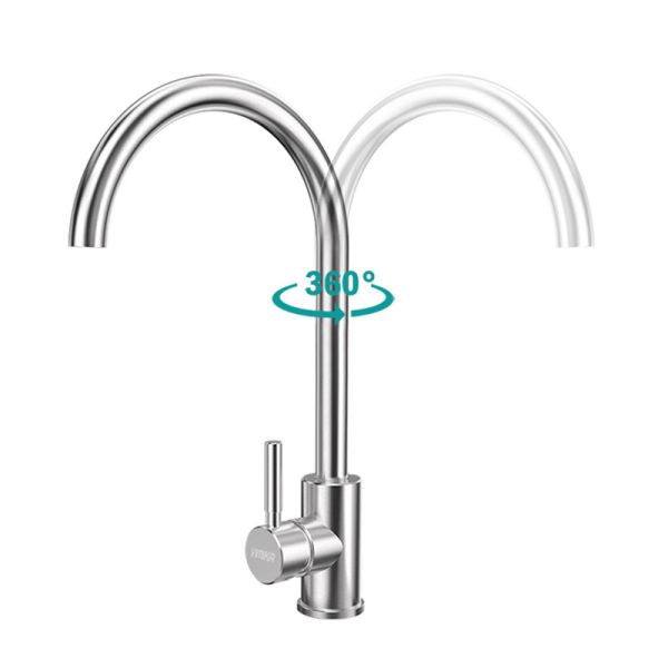 Stainless Steel 304 Water Saving Kitchen Faucet Pull Out Sink Mixer Tap