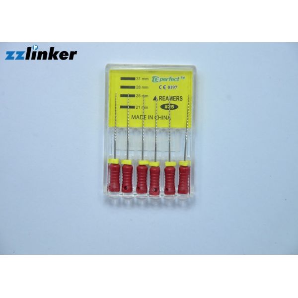 Professional Dental Endo Files stainless Steel , Reamer Endodontic Hand