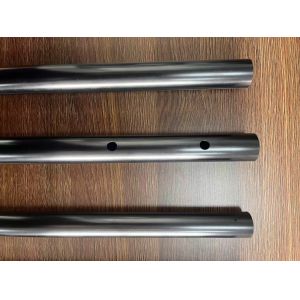 Customized Aluminum Round Tube Black Hard Anodized 30μM Retractable Aluminum