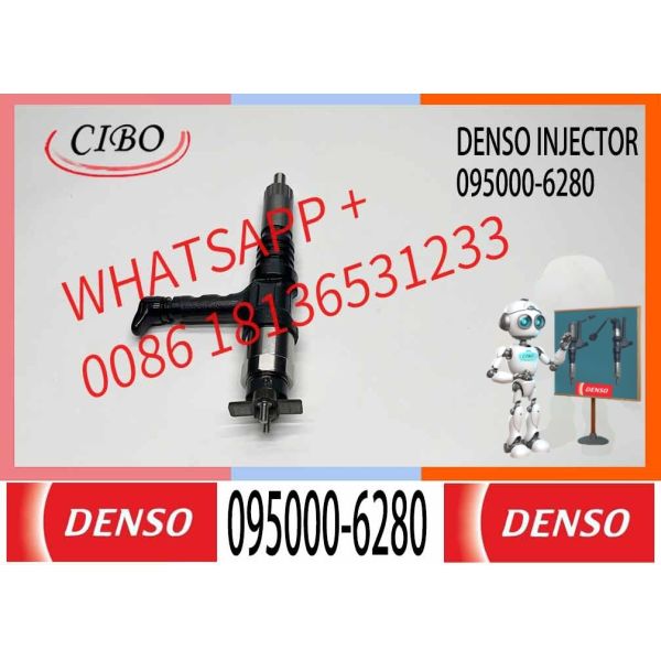 095000-6280 6219-11-3100 Fuel Injector Fits Komatsu SAA12V140 Engine