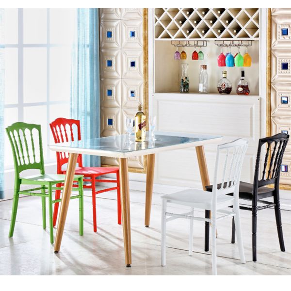 Chinese high quality colorful wedding rosette chair cover