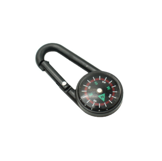Aluminum Compass Style Snap Hook Carabiner For Backpack Keychain Outdoor