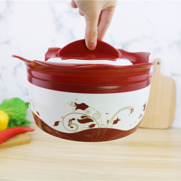 4pcs magnolia flower pot 410 stainless steel casserole hot pot set with lid cover