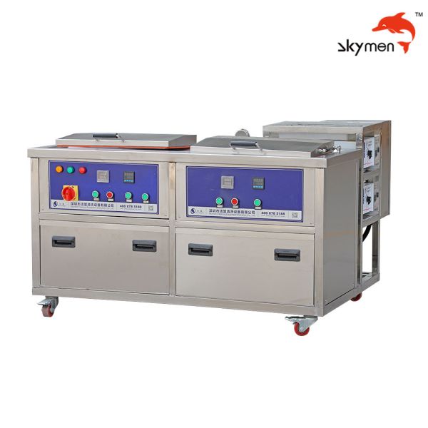 Boiler / Gas Stove Ultrasonic Cleaning Machine 1000L Dual Tanks 28/40KHz With Filter
