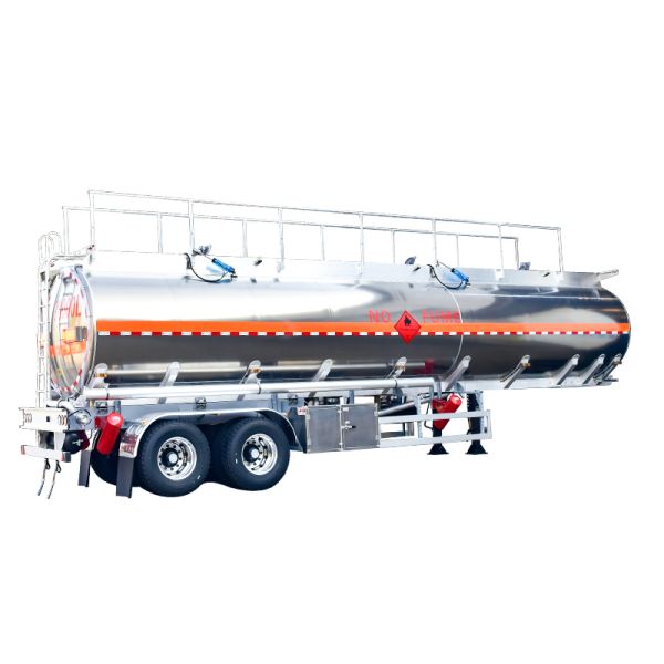Customized 40000 Liters Tri Axle Fuel Tanker Trailer Mobile Gasoline Trailer